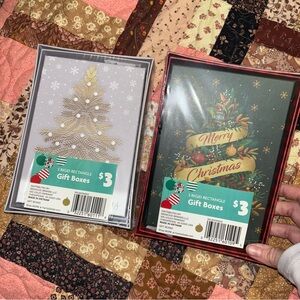 NWT Christmas Gift Boxes Set